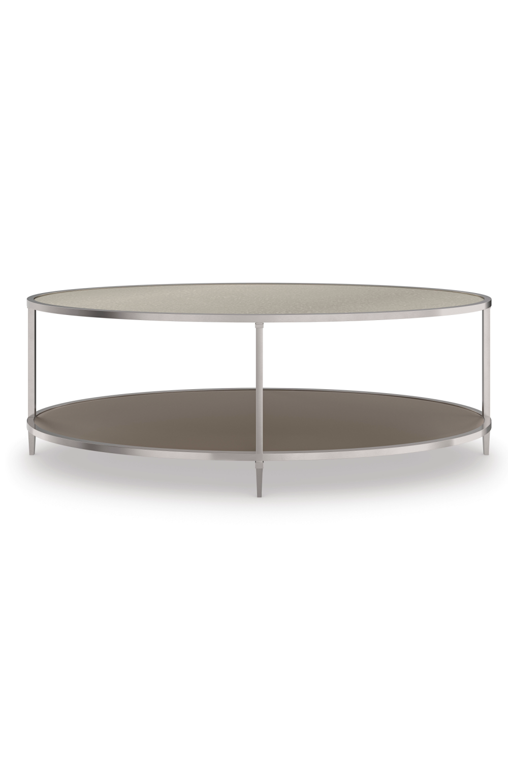 Oval Mirror Cocktail Table | Caracole Shimmer | Caracole.eu.com