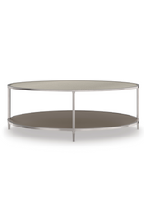 Oval Mirror Cocktail Table | Caracole Shimmer | Caracole.eu.com