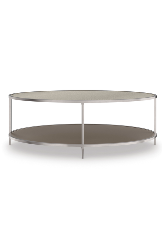 Oval Mirror Cocktail Table | Caracole Shimmer | Caracole.eu.com