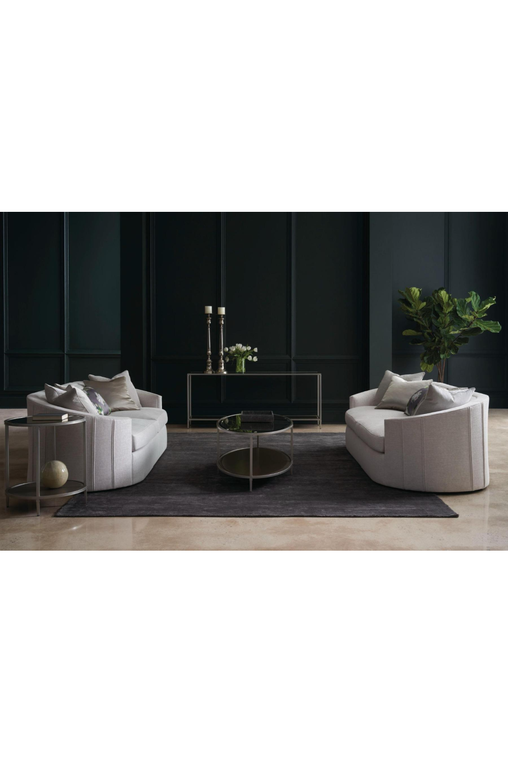 Oval Mirror Cocktail Table | Caracole Shimmer | Caracole.eu.com