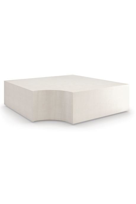 White Poplar End Table | Caracole Buttoned Up | Caracole.eu.com