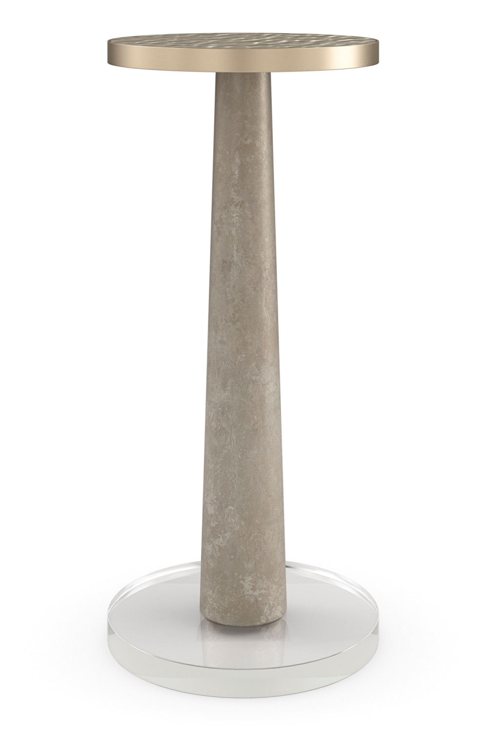 Wavy Glass Pedestal Side Table | Caracole Beyond | Caracole.eu.com