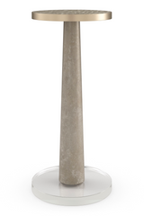 Wavy Glass Pedestal Side Table | Caracole Beyond | Caracole.eu.com