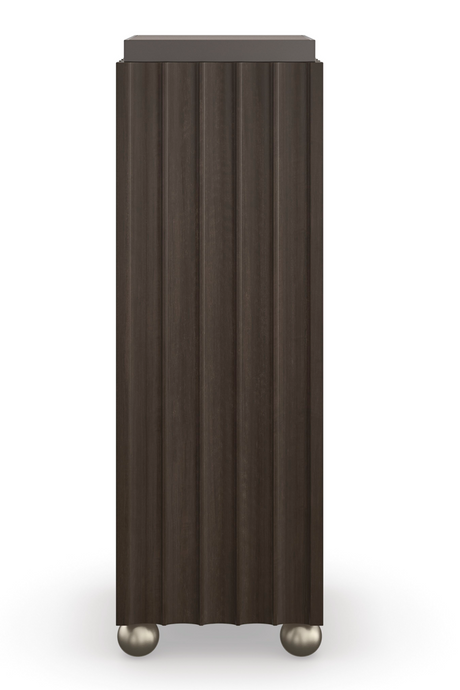 Brown Fluted Bar Table | Caracole Up To You | Caracole.eu.com