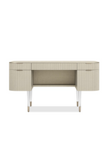 Ridged 2-Drawer Desk | Caracole Lady Love | Caracole.eu.com
