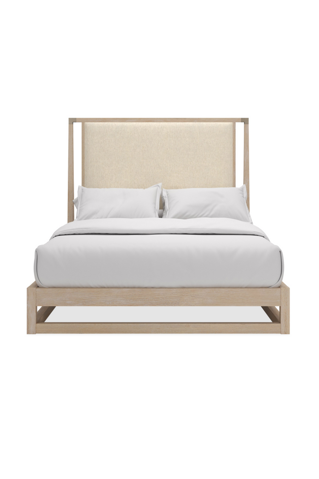 Sun-Drenched Oak Bed | Caracole Pinstripe | Caracole.eu.com