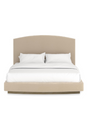 Cream Suede King Bed | Caracole Artoise | Caracole.eu.com