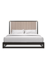 Slatted Oak King Bed | Caracole Pinstripe | Caracole.eu.com