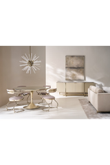 Gold Tulip Dining Table | Caracole Semper | Caracole.eu.com