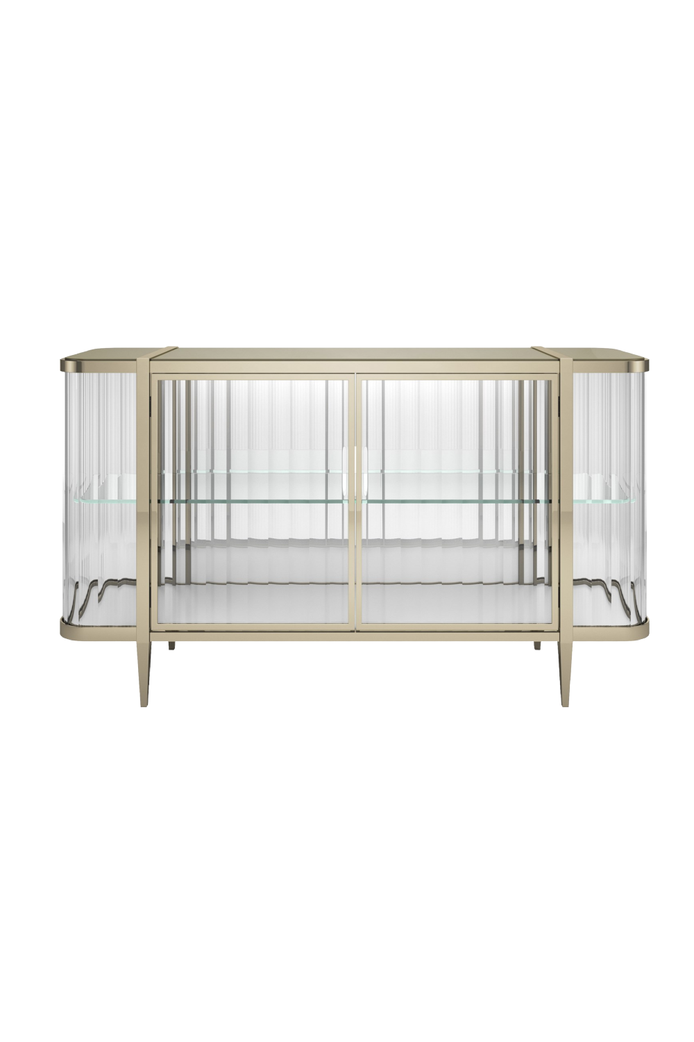 Wavy Mirror 2-Door Sideboard | Caracole Stop And Stare | Caracole.eu.com