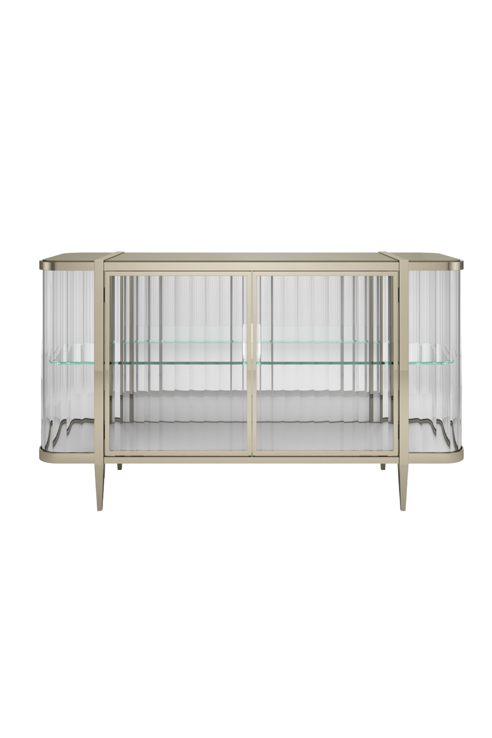 Wavy Mirror 2-Door Sideboard | Caracole Stop And Stare | Caracole.eu.com