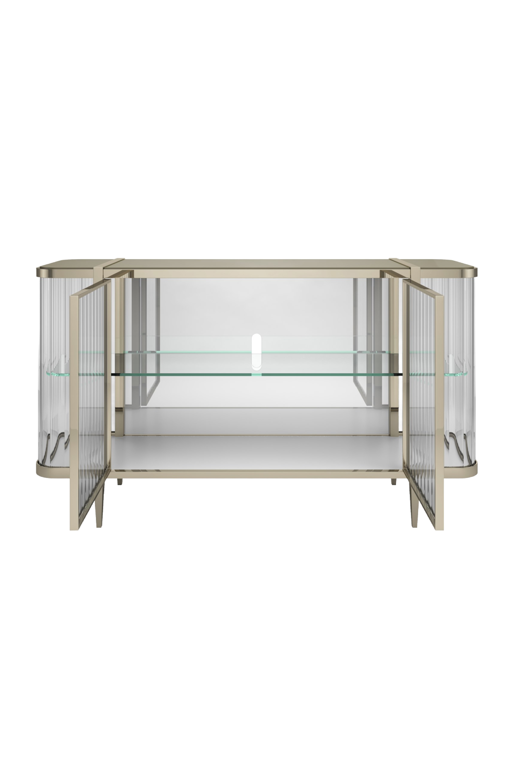 Wavy Mirror 2-Door Sideboard | Caracole Stop And Stare | Caracole.eu.com