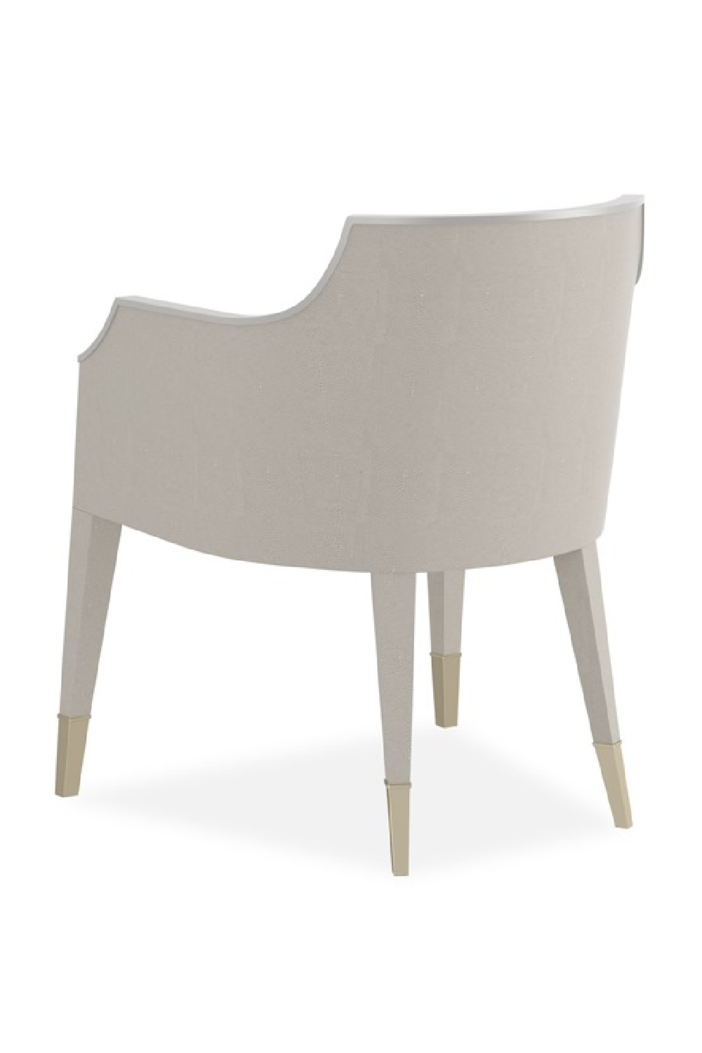 Ivory Shagreen Lounge Armchair | Caracole Sabot | Caracole.eu.com