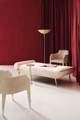 Ivory Shagreen Lounge Armchair | Caracole Sabot | Caracole.eu.com