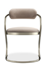 Wavy Cantilevered Dining Chair | Caracole Retrospect | Caracole.EU.com
