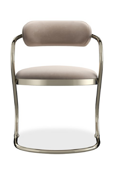 Wavy Cantilevered Dining Chair | Caracole Retrospect | Caracole.EU.com