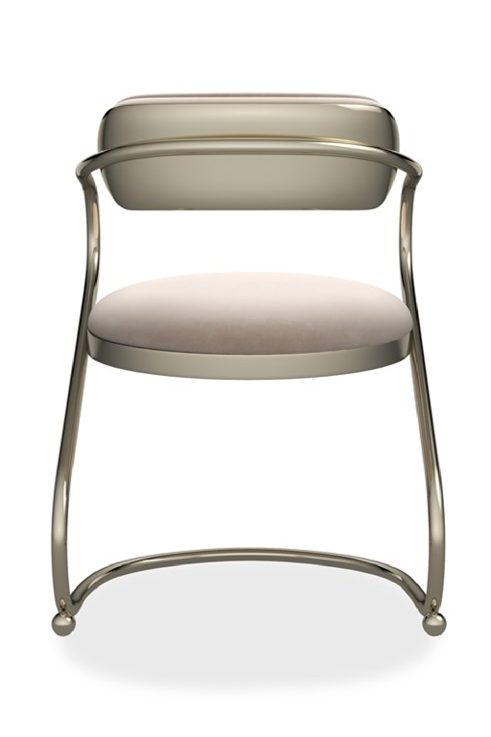 Wavy Cantilevered Dining Chair | Caracole Retrospect | Caracole.EU.com
