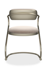 Wavy Cantilevered Dining Chair | Caracole Retrospect | Caracole.EU.com