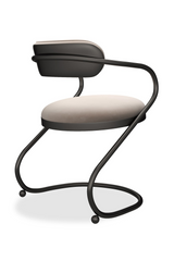 Wavy Bronze Framed Dining Chair | Caracole Retrospect | Caracole.eu.com