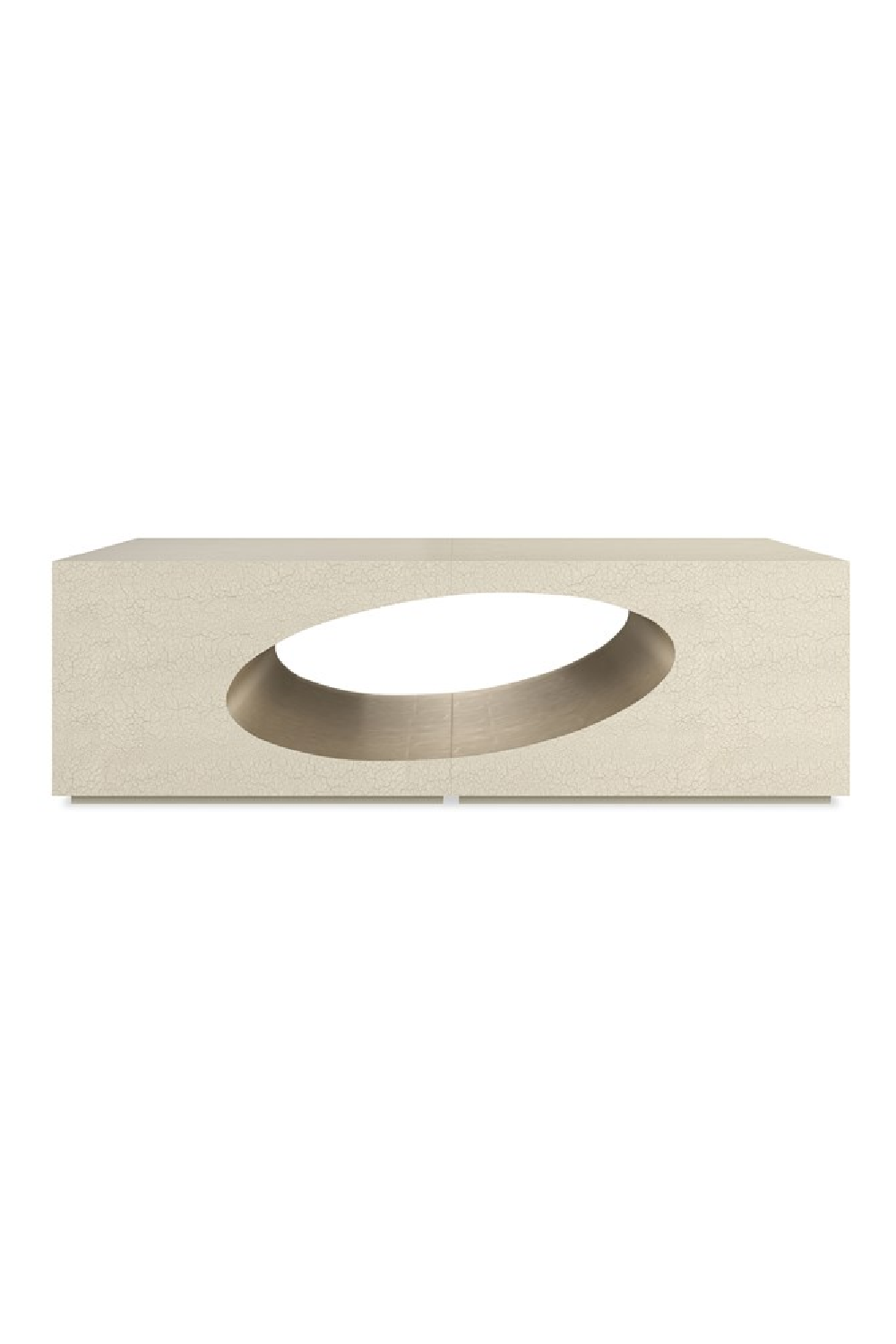 Oval Inset Coffee Table | Caracole Chasm | Caracole.eu.com