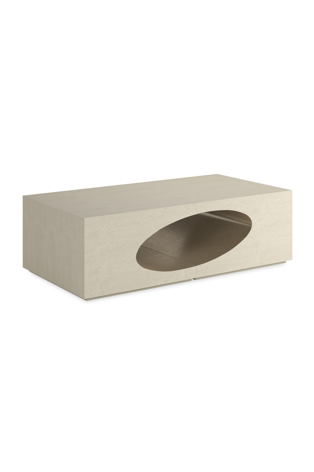 Oval Inset Coffee Table | Caracole Chasm | Caracole.eu.com