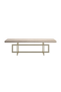 Geometrical Gold Base Coffee Table | Caracole Wish You Were Here | Caracole.eu.com