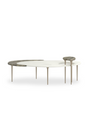 Oval Marble Modern Coffee Table | Caracole Resonance | Caracole.eu.com