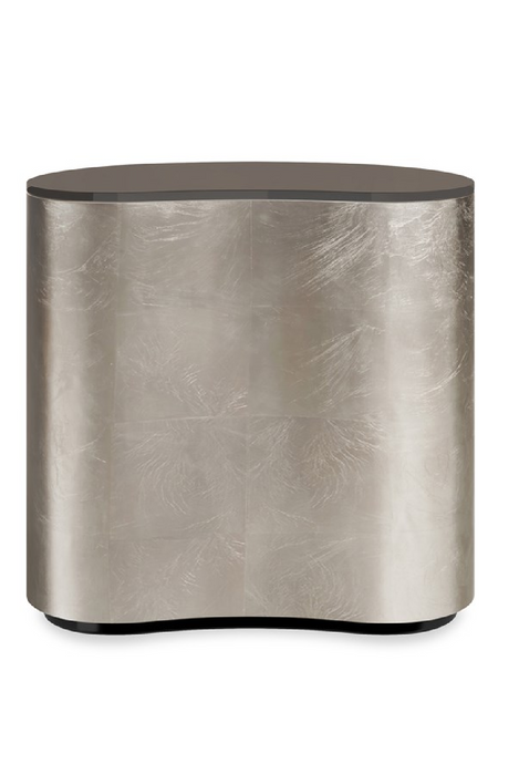 Bronze Glass Kidney Side Table | Caracole Amalie | Caracole.eu.com