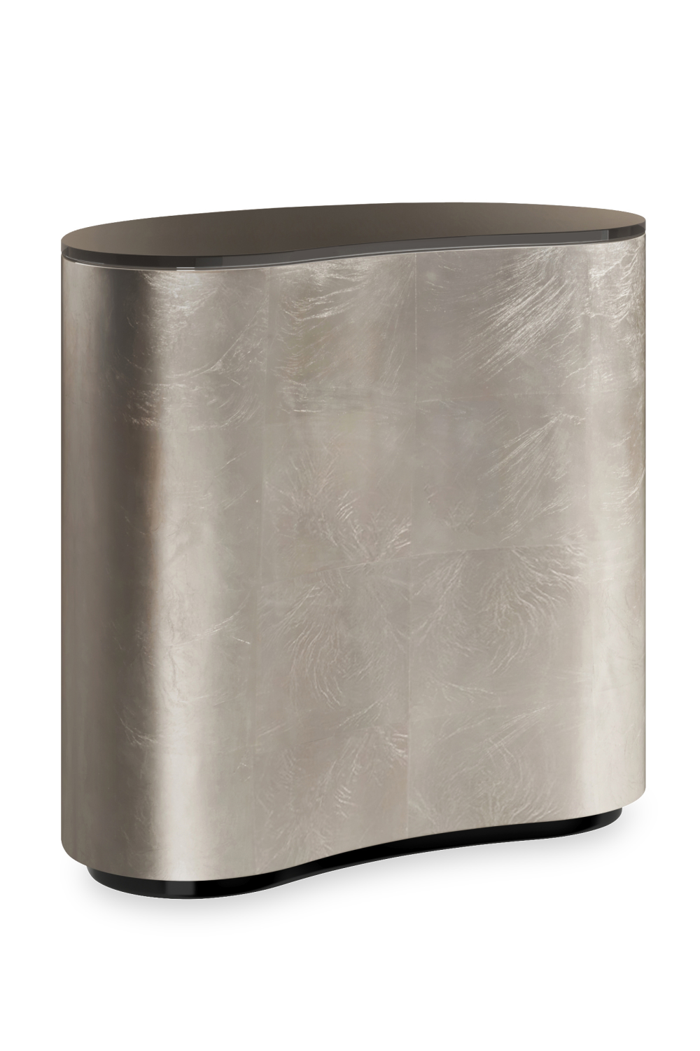 Bronze Glass Kidney Side Table | Caracole Amalie | Caracole.eu.com