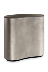 Bronze Glass Kidney Side Table | Caracole Amalie | Caracole.eu.com