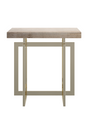 Geometrical Gold Base End Table | Caracole Wish You Were Here | Caracole.eu.com