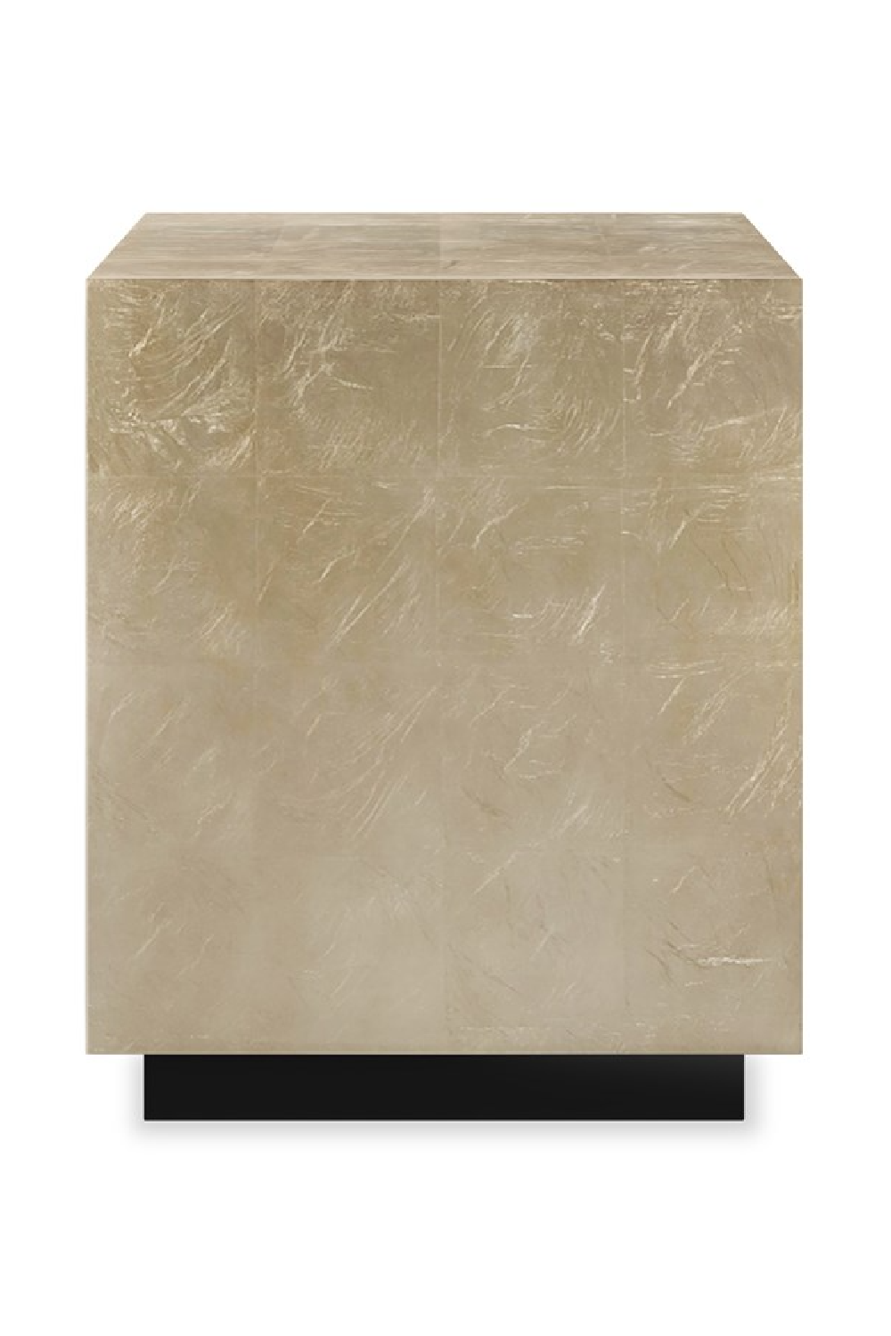 Taupe Silver End Table | Caracole Coffee Couture | Caracole.eu.com