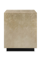 Taupe Silver End Table | Caracole Coffee Couture | Caracole.eu.com
