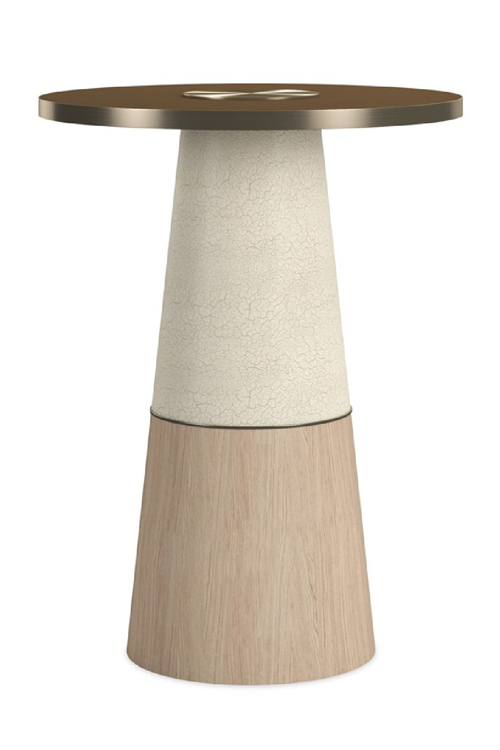 Smoked Bronze Glass Side Table | Caracole Aperture | Caracole.eu.com