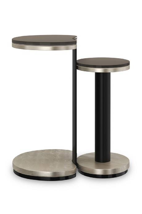 Bronze Glass Nesting End Tables (2) | Caracole Fritza | Caracole.eu.com