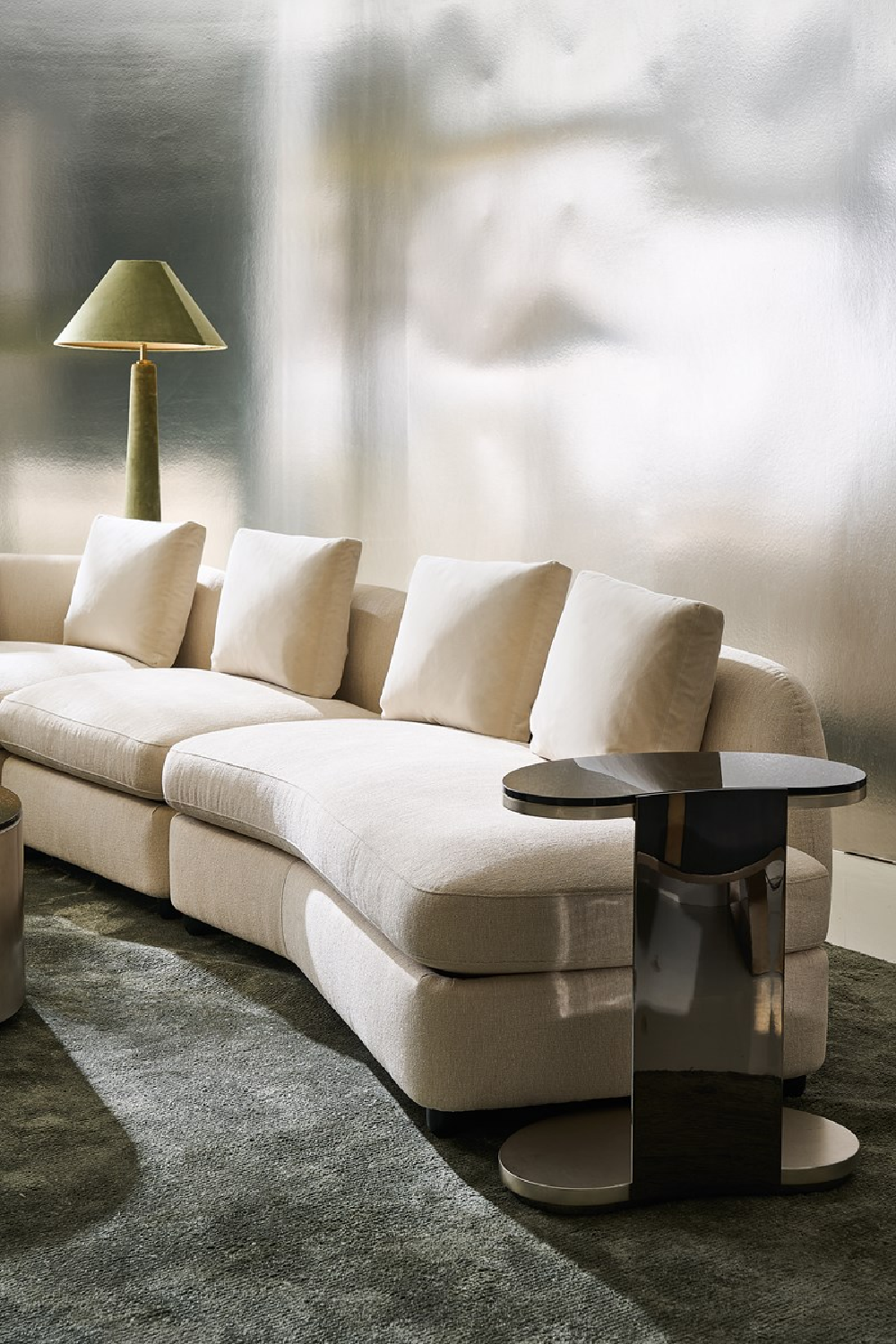 Bronze Glass Nesting End Tables (2) | Caracole Fritza | Caracole.eu.com
