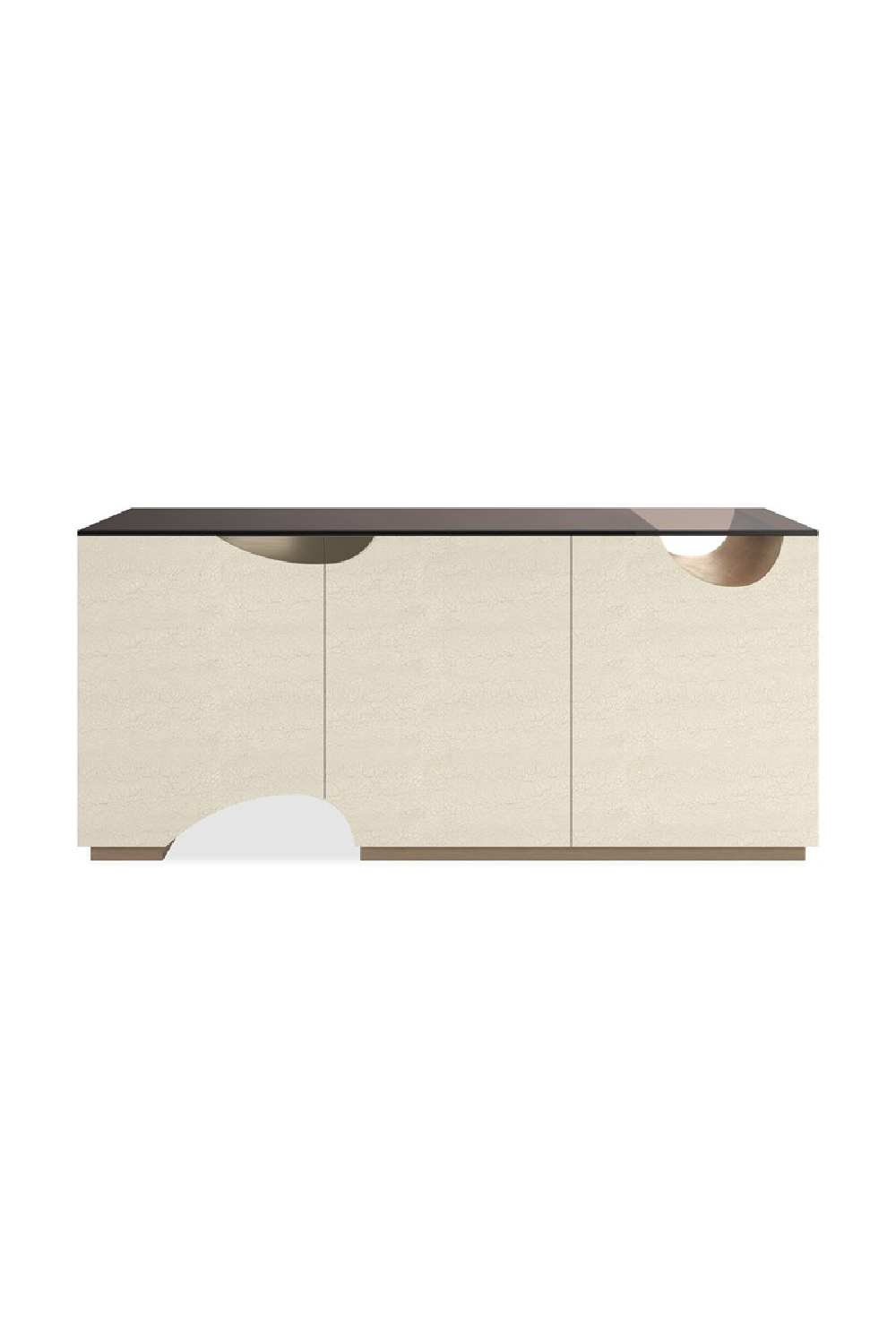 Ivory 3-Door Media Unit | Caracole Chasm | Caracole.eu.com