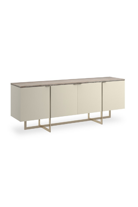 Cream 4-Door Media Unit | Caracole Wish You Were Here | Caracole.eu.com