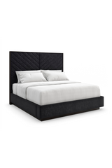 Black Channel-Tufted Bed | Caracole Meet U In The Middle | Caracole.eu.com