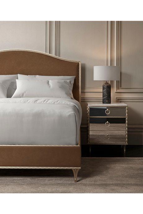 Camelback Platform Queen Bed | Caracole Fontainebleau | Caracole.eu.com