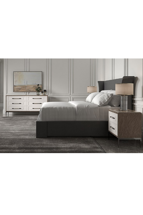 Flared Headboard Bed | Caracole Beauty Sleep | Caracole.eu.com