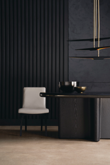 Oval Black Dining Table | Caracole Monty | Caracole.eu.com