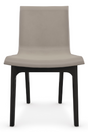 Taupe Leather Dining Chair | Caracole Starr | Caracole.eu.com
