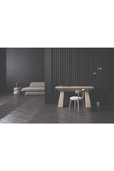 Stacked Oak Discs Side Table | Caracole Rona | Caracole.eu.com
