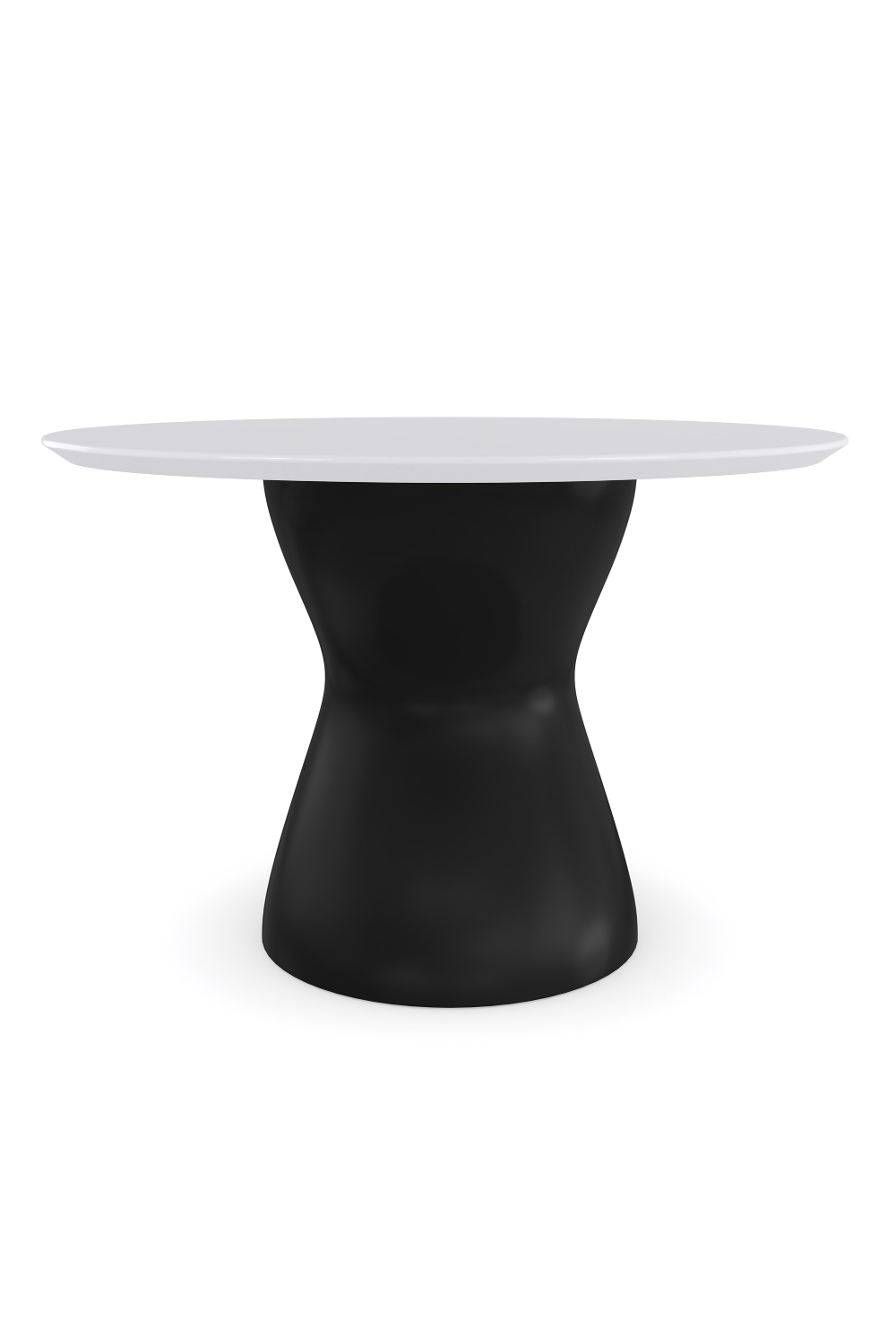 Wavy Black Base Dining Table | Caracole Jose | Caracole.eu.com