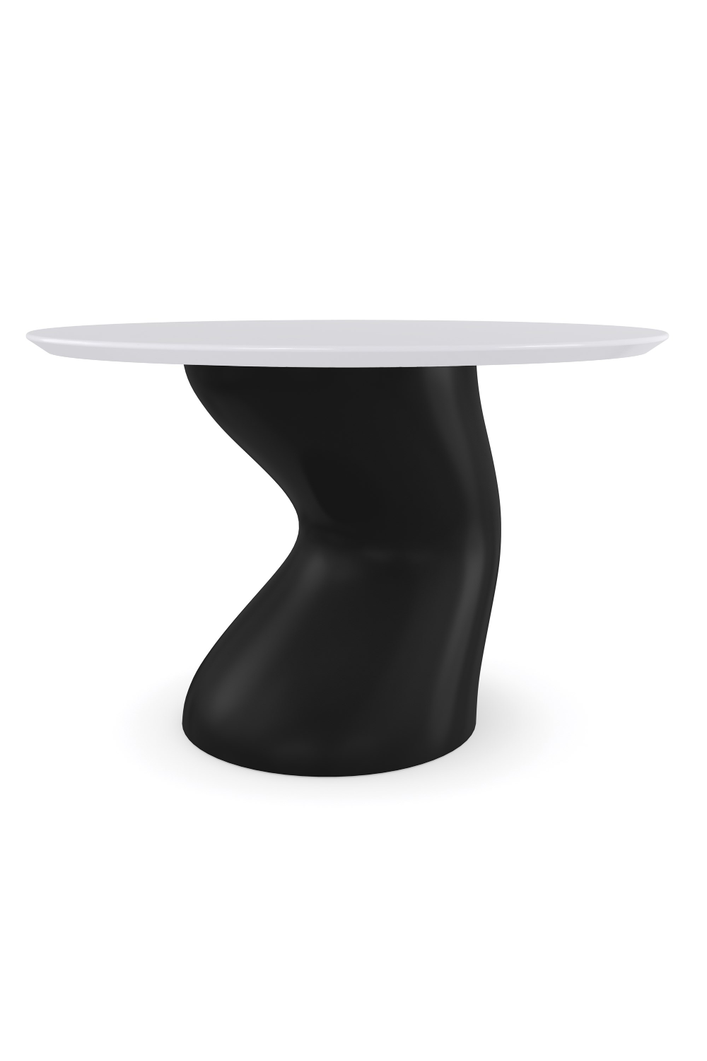 Wavy Black Base Dining Table | Caracole Jose | Caracole.eu.com