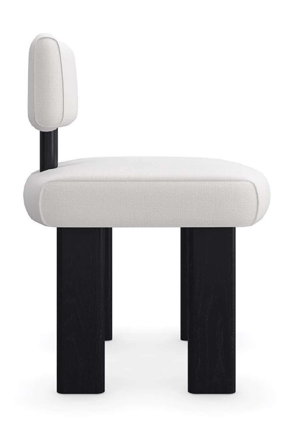 White Linen Modern Dining Chair | Caracole Perry | Caracole.eu.com