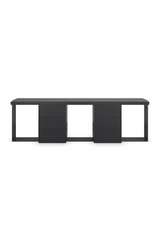 Black 6-Drawer Media Unit | Caracole Gabby | Caracole.eu.com
