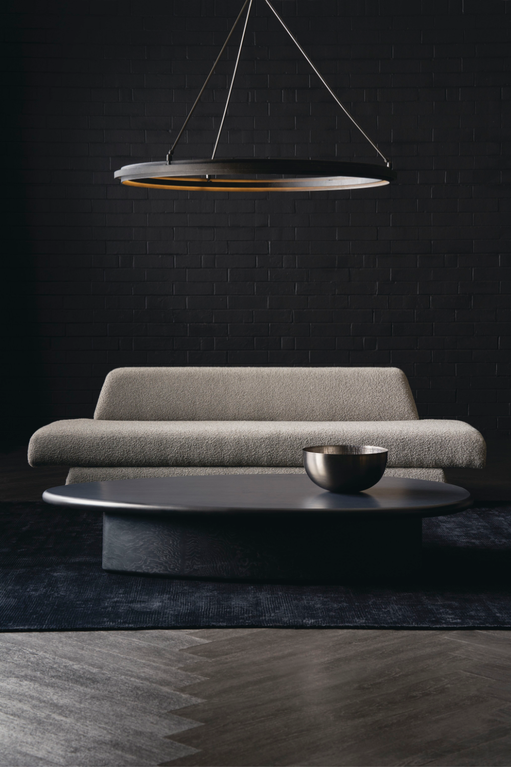 Gray Geometric Sofa | Caracole Nova | Caracole.eu.com