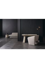 Gray Linen Occasional Chair | Caracole Flyn | Caracole.eu.com